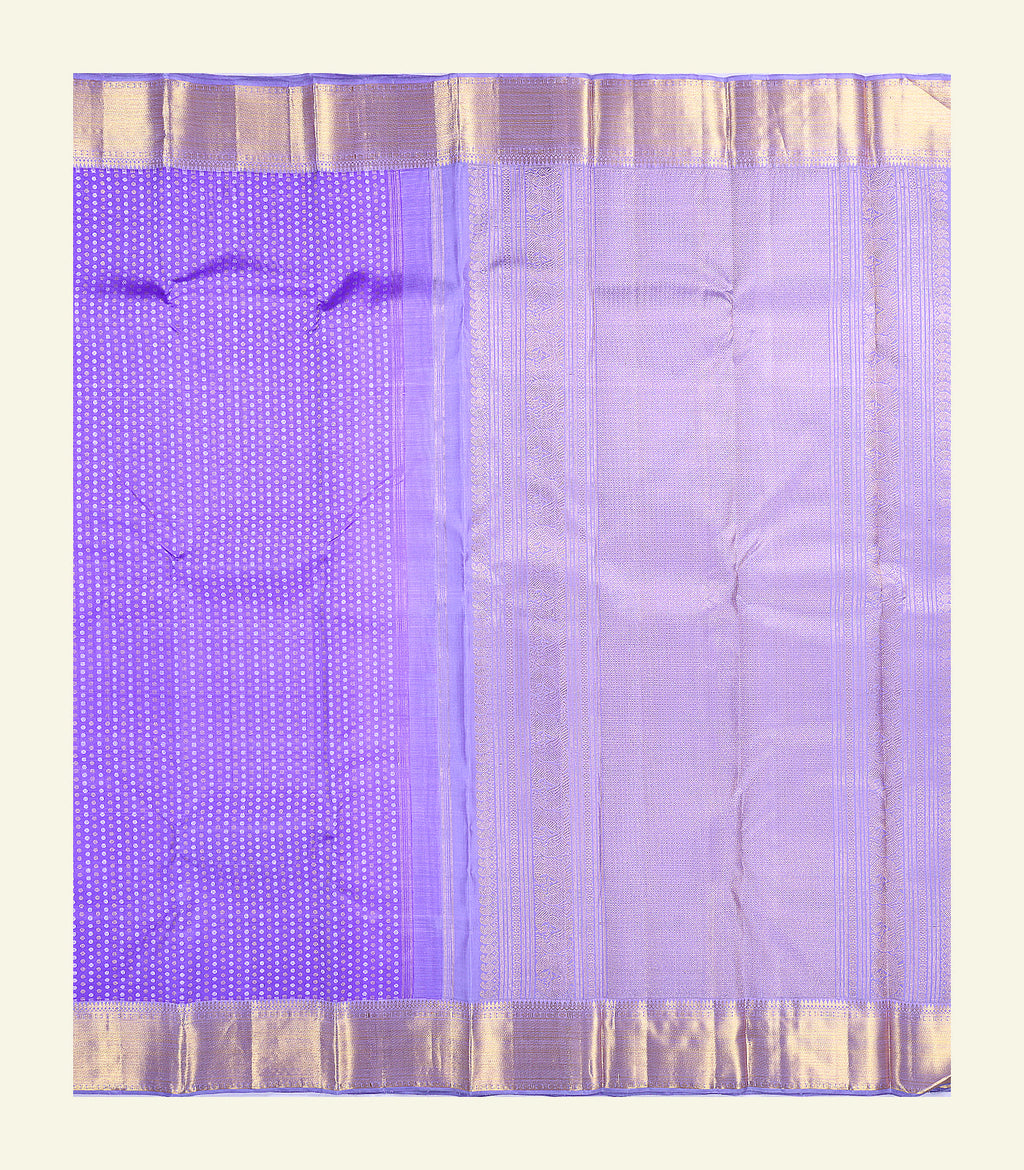 Purple Handloom Silk Saree