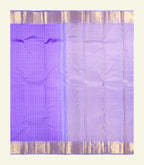 Purple Handloom Silk Saree