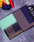 Mint Green Soft Silk Saree