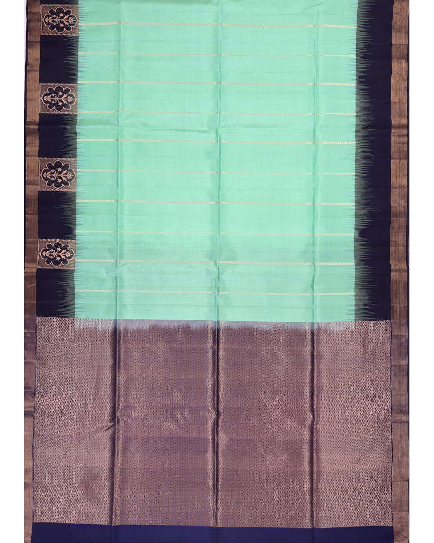 Mint Green Soft Silk Saree