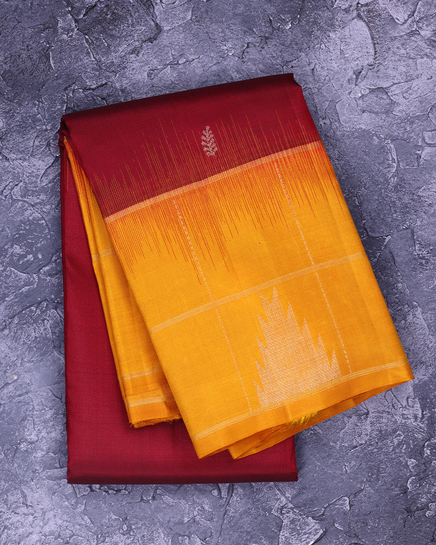 Temple Border Soft Silk Saree
