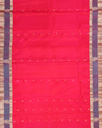Double Border Rose Silk Saree