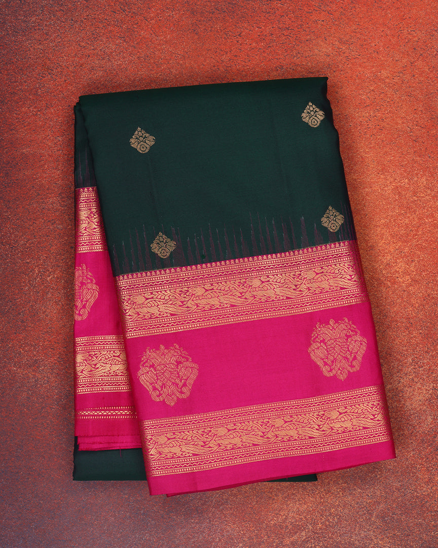 Double Border Soft Silk Saree