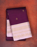 Traditional Purple Silk Saree