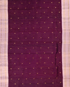 Traditional Purple Silk Saree