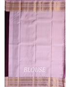 Traditional Purple Silk Saree