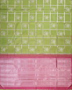 Pastel Green Handloom Silk Saree