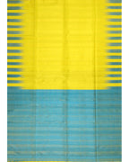 Yellow Handloom Soft Silk Saree