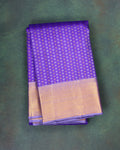 Purple Handloom Silk Saree