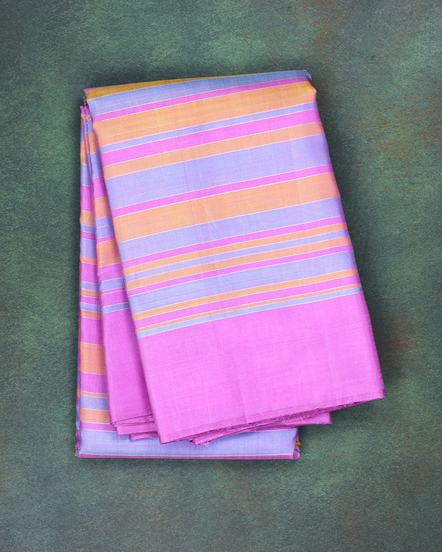 Multicolour Handloom Silk Saree