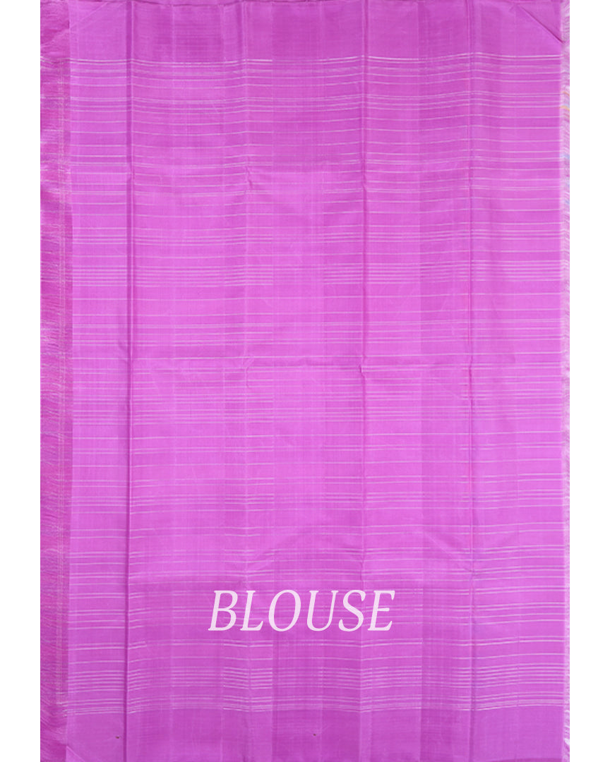Multicolour Handloom Silk Saree