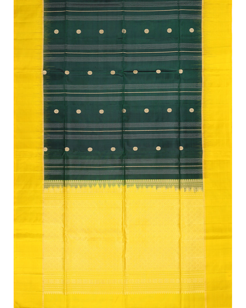 Dark Green Soft Silk Saree