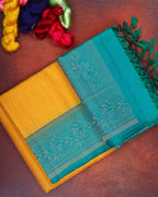 Yellow Soft Silk Saree