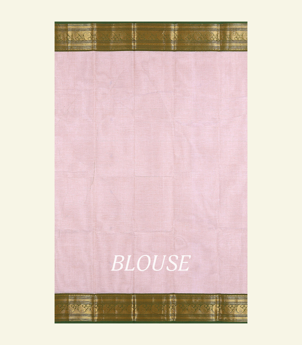 Beige Cotton Saree