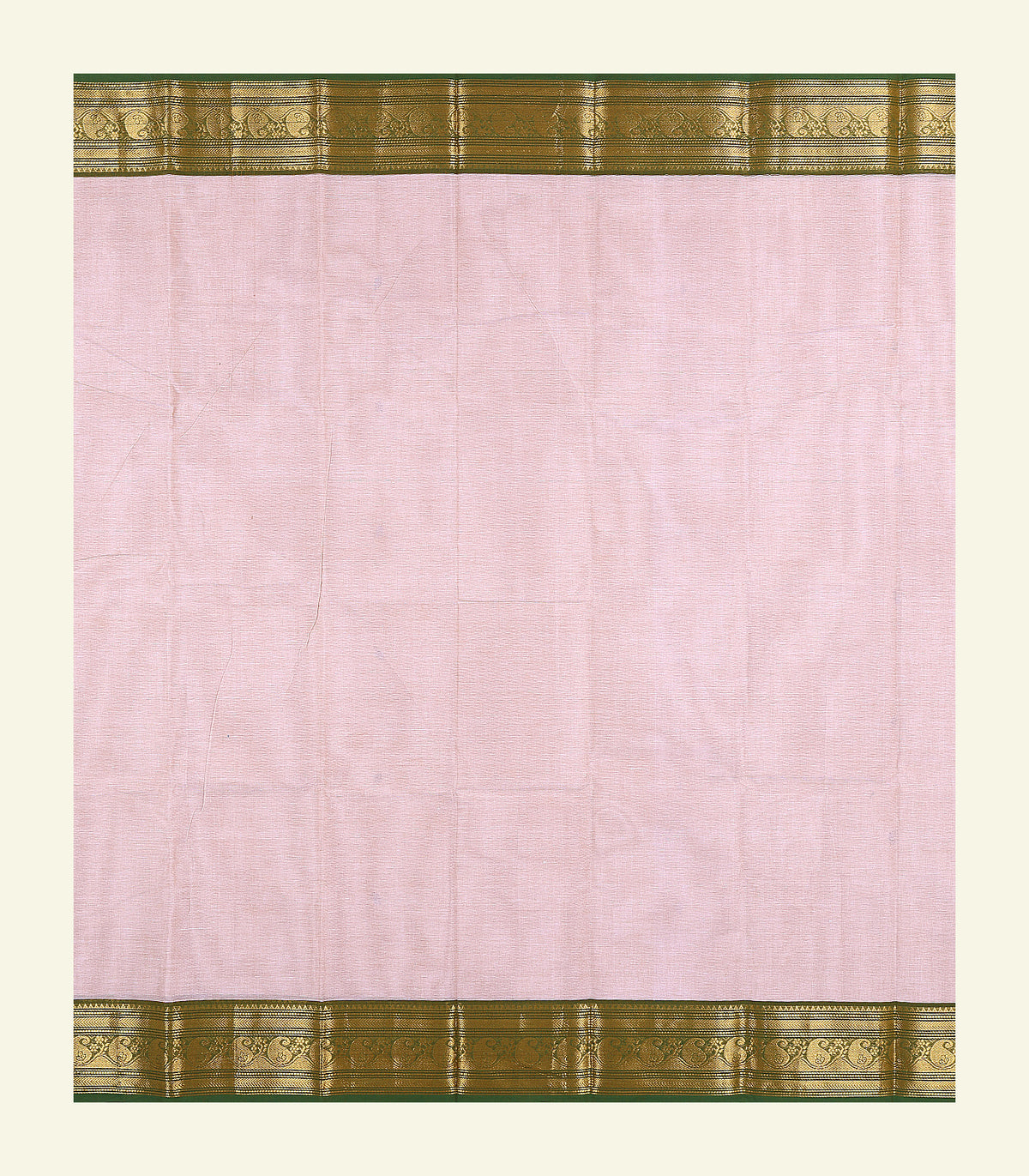 Beige Cotton Saree