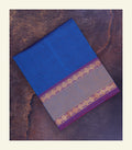 Blue Cotton Saree