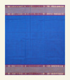 Blue Cotton Saree