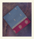 Blue Cotton Saree