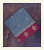 Blue Cotton Saree