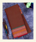 Brown Cotton Saree