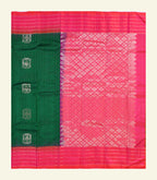 Dark Green Silk Saree