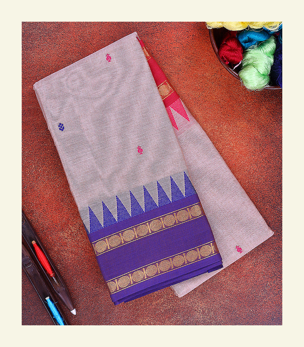 Ganga-Jamuna Cotton Saree