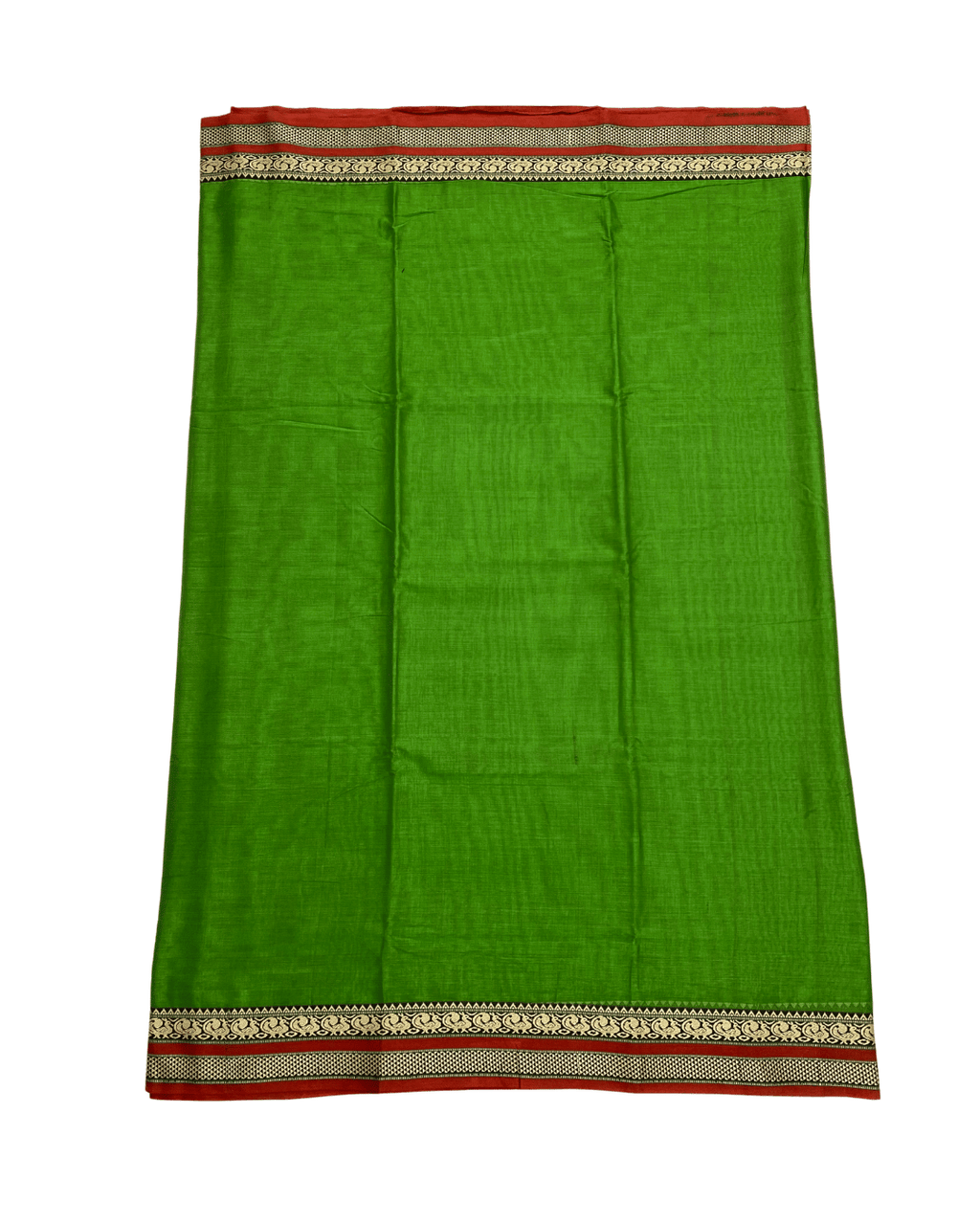 Green Cotton Saree