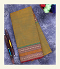 Green Cotton Saree