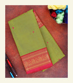 Green Cotton Saree