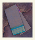Grey Ganga-Jamuna Cotton Saree