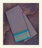 Grey Ganga-Jamuna Cotton Saree