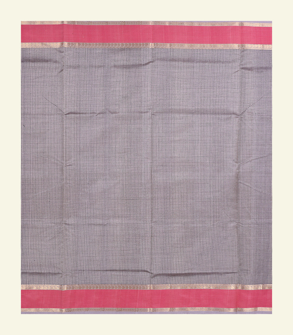 Grey Silk Cotton Saree