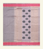 Grey Silk Cotton Saree