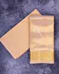 Handloom Tissue Dhoti & Shirt