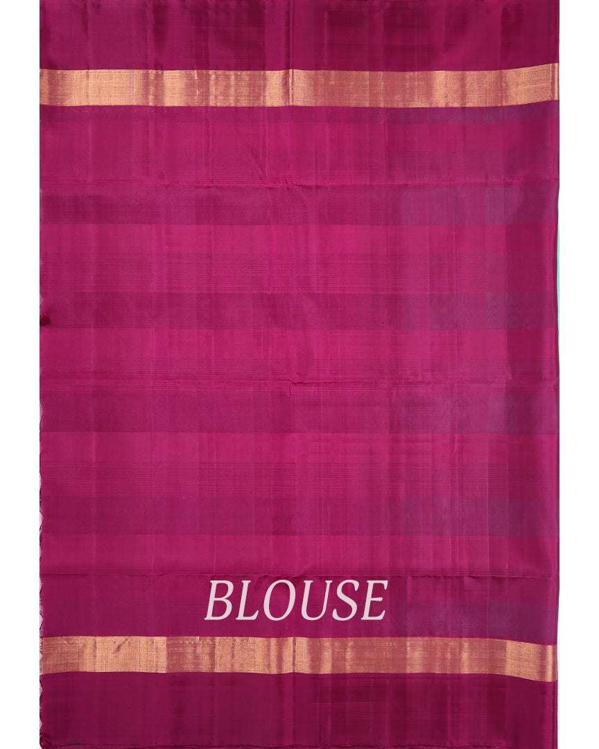 Turquoise Blue Soft Silk Saree