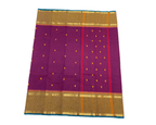 Purple Cotton Saree