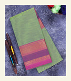 Light Green Cotton Saree
