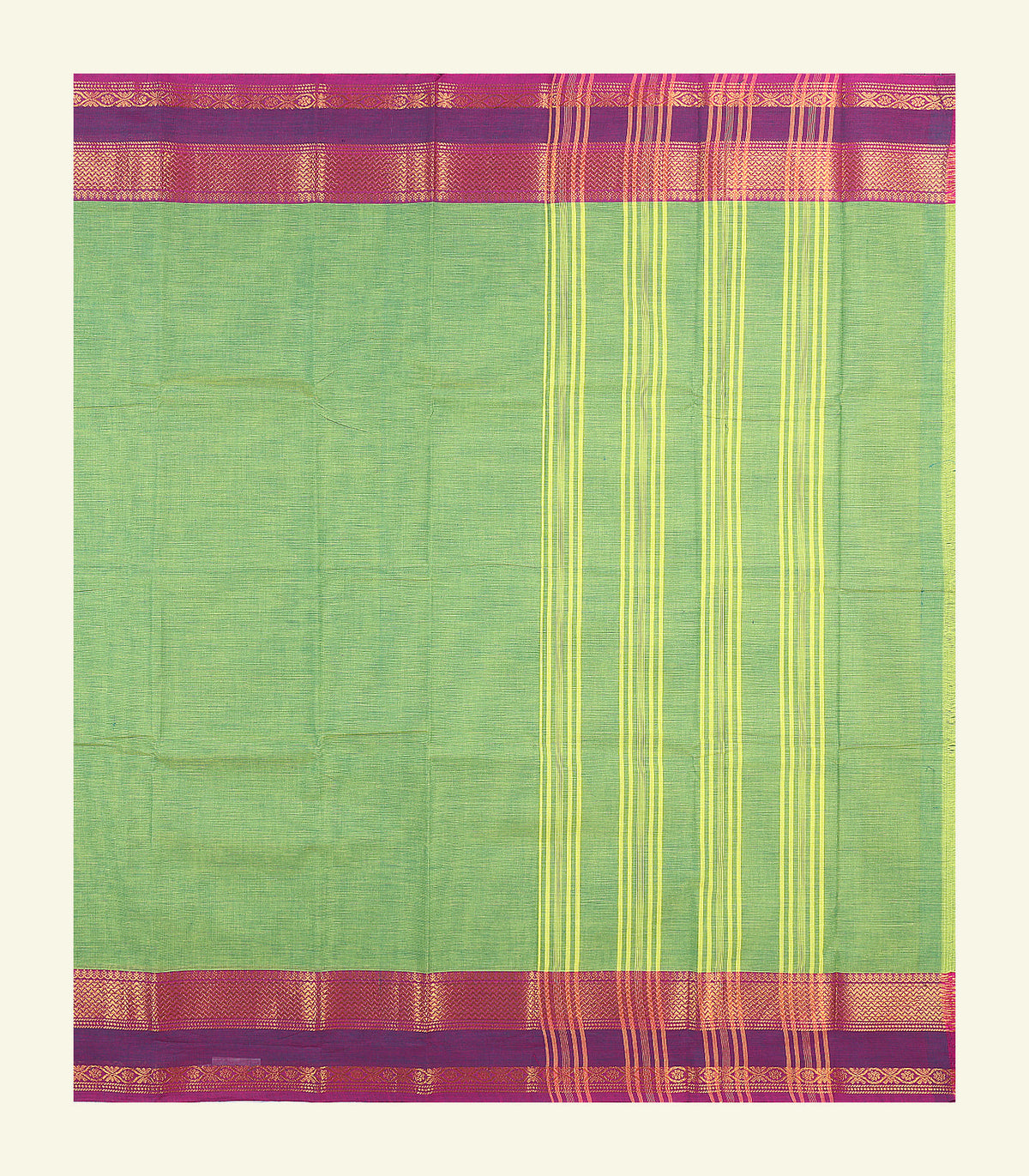 Light Green Cotton Saree