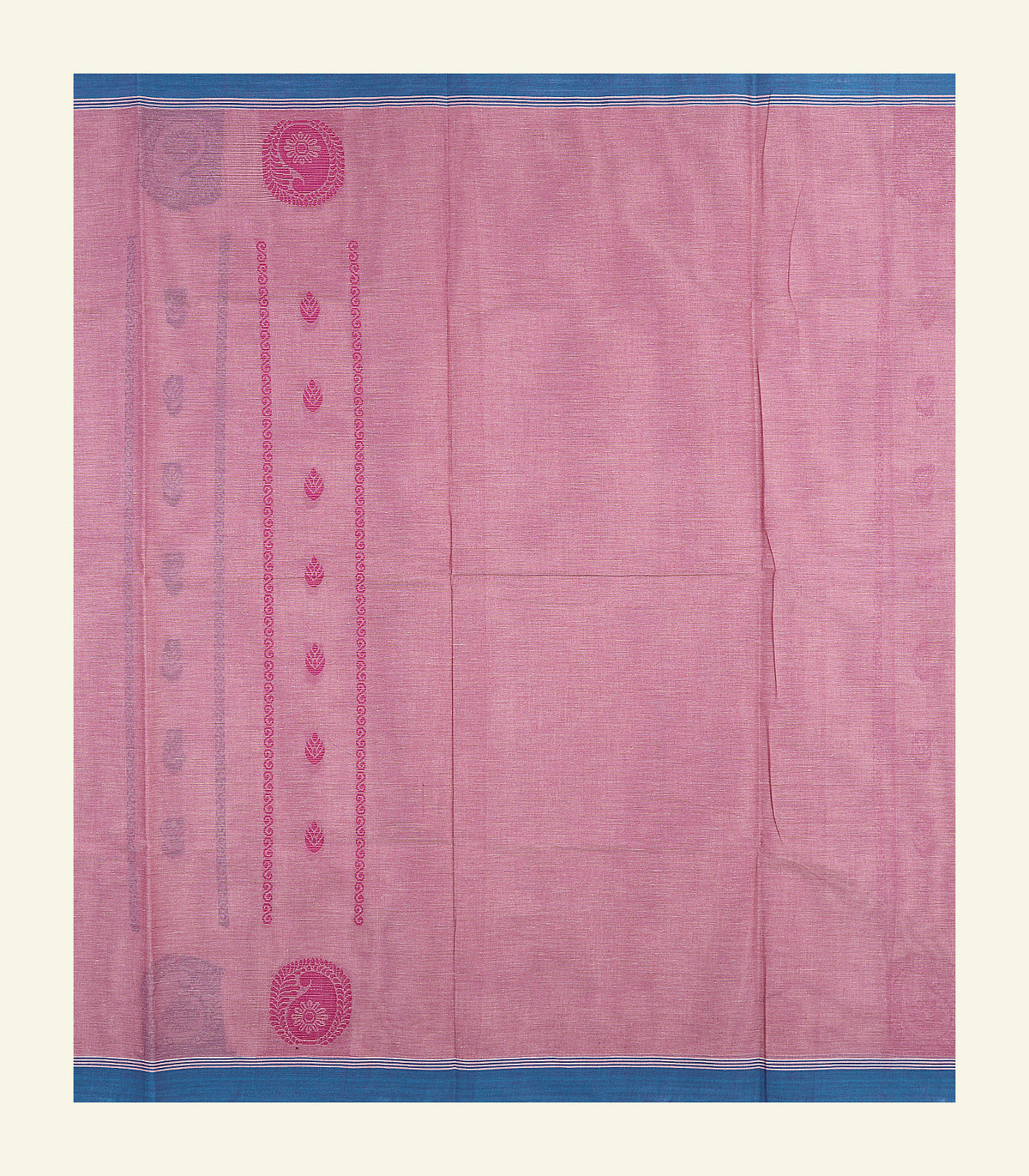 Light Pink Cotton Saree