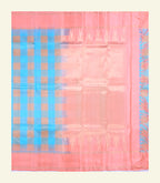 Multicolour Checkered Silk Saree