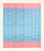 Multicolour Checkered Silk Saree