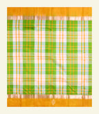 Multicolour Checkered Silk Saree
