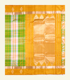 Multicolour Checkered Silk Saree