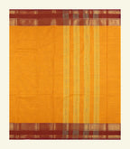Mustard Cotton Saree
