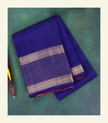 Navy Blue Silk Saree