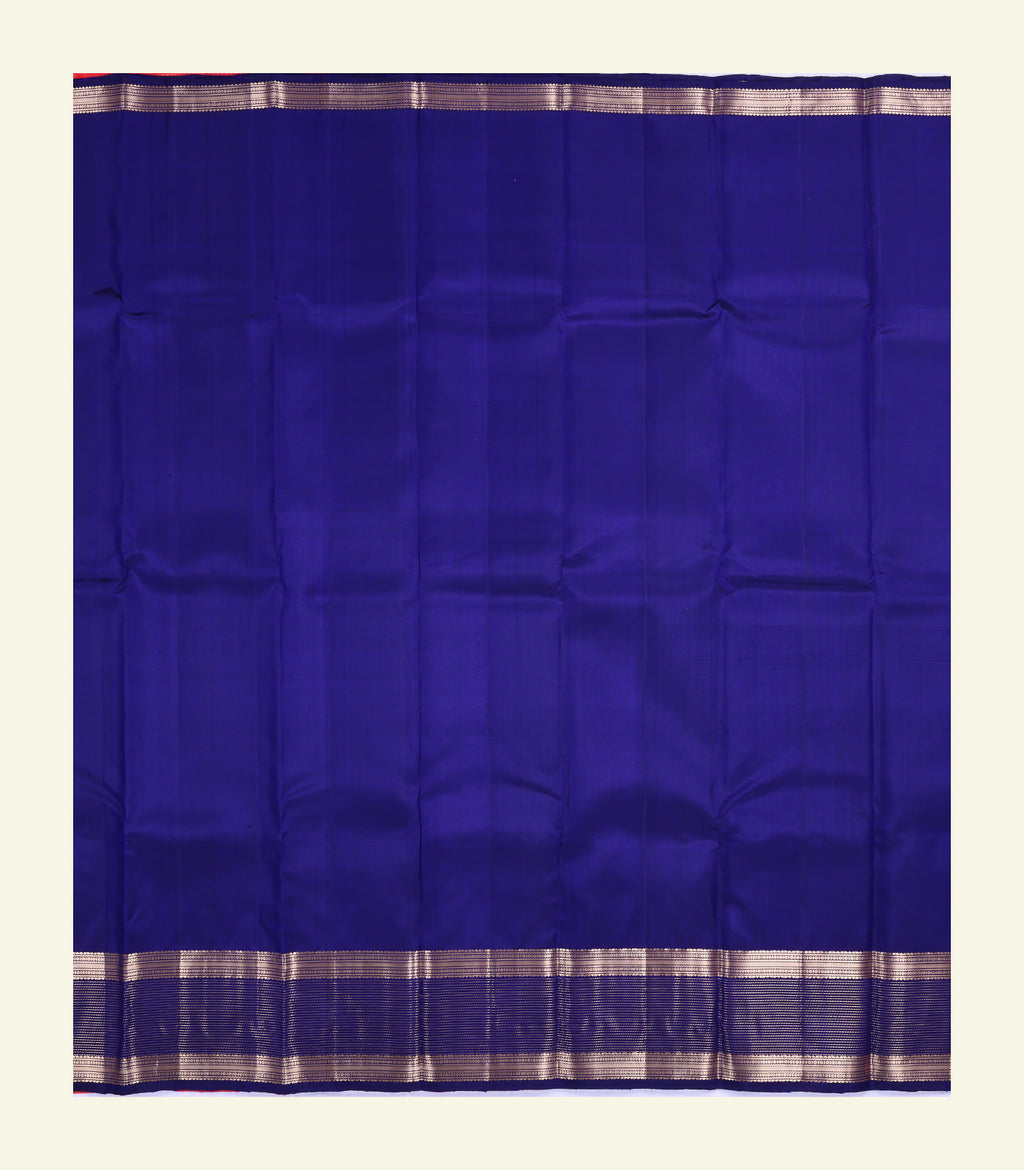 Navy Blue Silk Saree