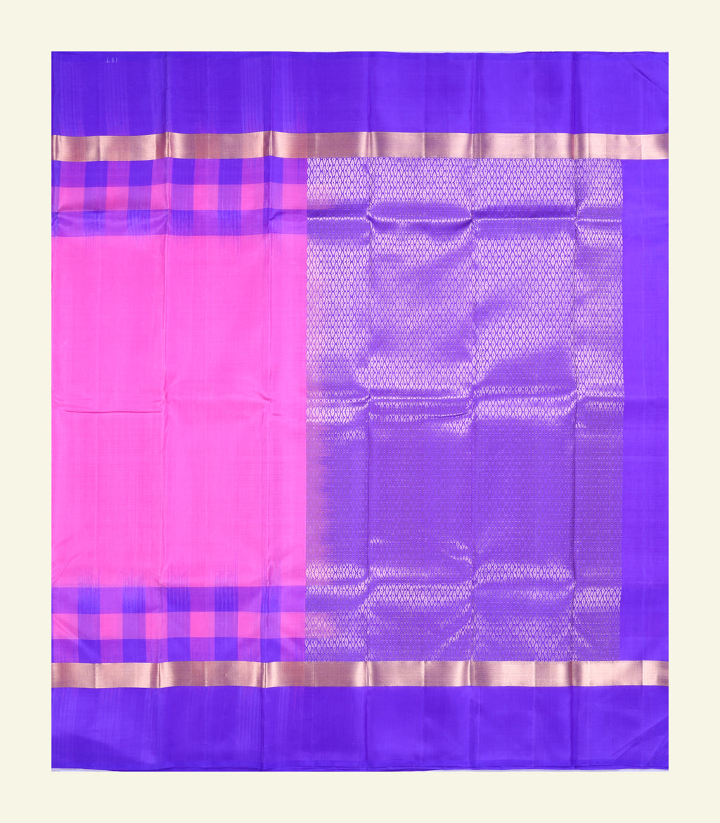Pink Silk Saree