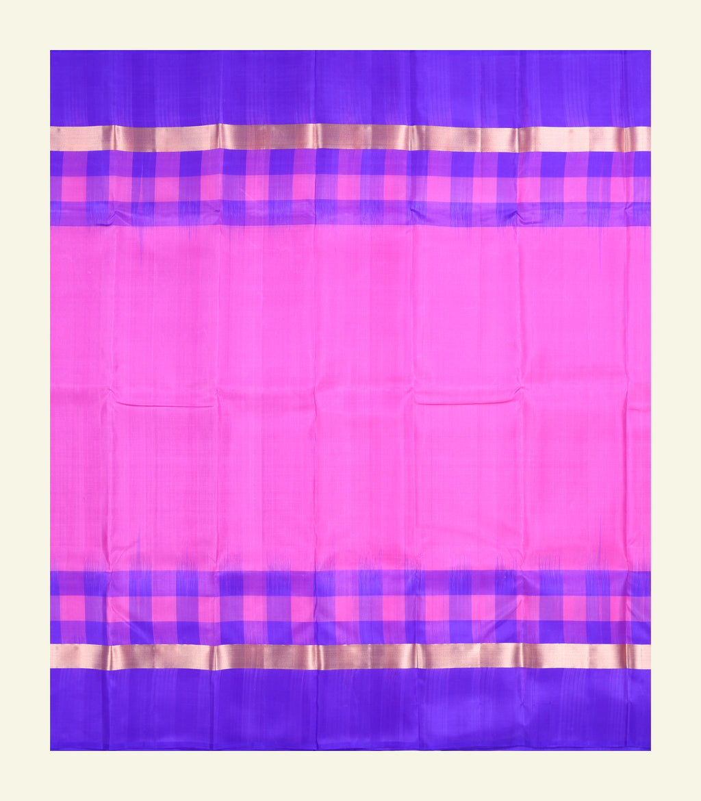 Pink Silk Saree