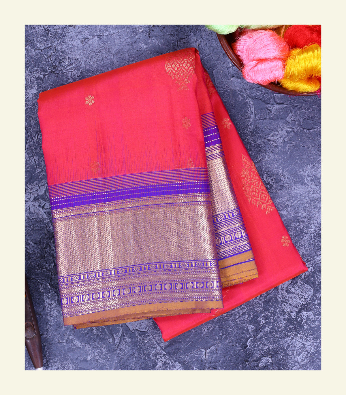 Pink Silk Saree