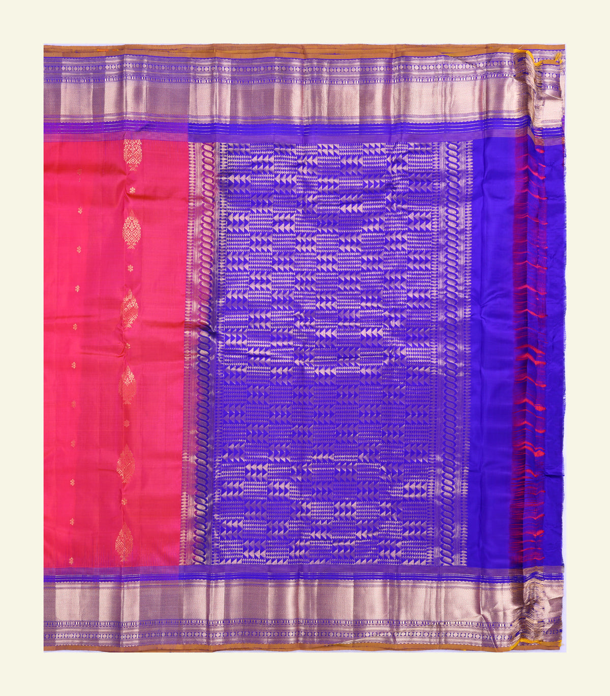 Pink Silk Saree